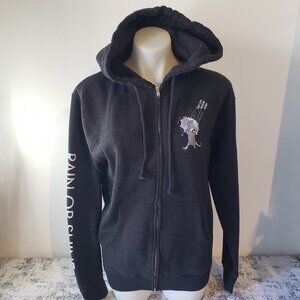 Independent Rain or Shine Bay City Roller Derby Grey Hoody Sweatshirt